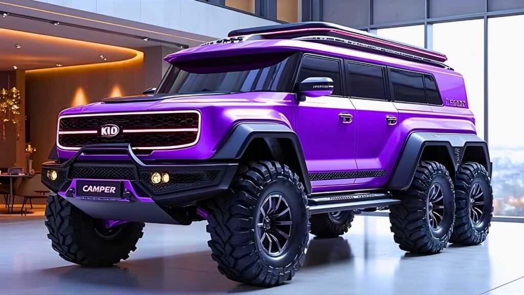 2026 Kia 6x6 Camper Van Next-Gen Off-Road Beast with Luxury Comfort and Adventure-Ready Design